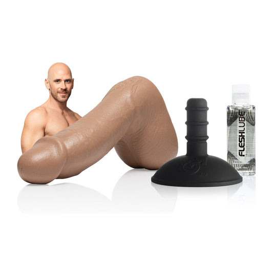 Pack de consoladores Johnny Sins con tobogán Fleshlube