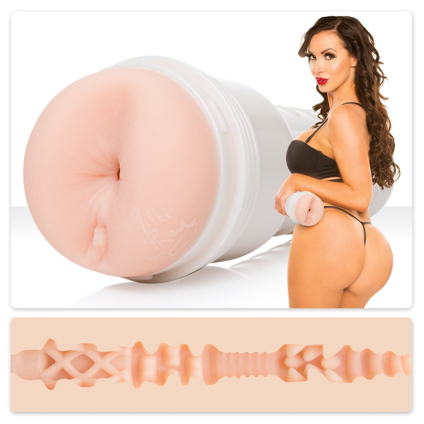 Fleshlight Girl Nikki Benz Stroker Reign (Butt) With case